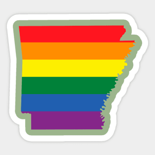 Arkansas state LGBT Pride! Sticker